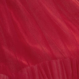 Caramelo Kids-Girls Red Velvet & Tulle Dress Set | Childrensalon Outlet