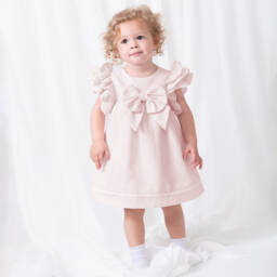 Caramelo Kids-طقم بناتي ناعم من الكتان الوردي | Childrensalon Outlet