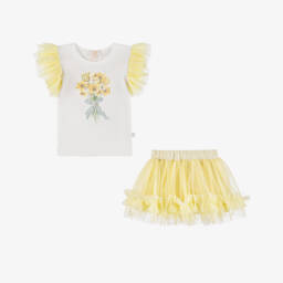 Caramelo Kids-Girls Sunny Tulle Ensemble | Childrensalon Outlet