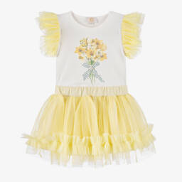 Caramelo Kids-Girls Sunny Tulle Ensemble | Childrensalon Outlet