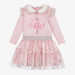 Caramelo Kids-Girls Tulle Skirt Outfit | Childrensalon Outlet