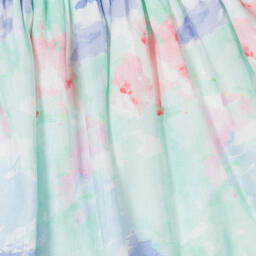 Caramelo Kids-Girls White & Green Skirt Set | Childrensalon Outlet