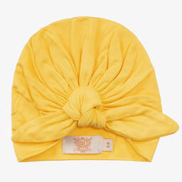 Caramelo Kids-Желтый тюрбан из вискозы для девочек | Childrensalon Outlet