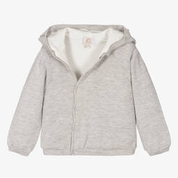 Caramelo Kids-Grey Cotton Knit Trousers Set | Childrensalon Outlet