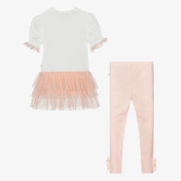 Caramelo Kids-Peachy Pink Tulle Ensemble for Girls | Childrensalon Outlet