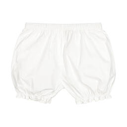Caramelo Kids-White Dress & Bloomers Set | Childrensalon Outlet