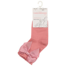 Carlomagno-Розовые хлопковые носки для девочек | Childrensalon Outlet
