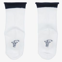 كاريمون بو-جوارب قطن محبوك لون أبيض للمواليد | Childrensalon Outlet