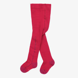 Carrément Beau-Baby Girls Pink Cotton Tights | Childrensalon Outlet