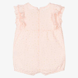 Carrément Beau-Розовый песочник в золотистый горошек | Childrensalon Outlet