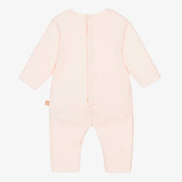 كاريمون بو-أوفرول رومبر قطن قطيفة لون زهري للمولودات | Childrensalon Outlet