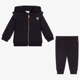 Carrément Beau-Синий спортивный костюм из органического хлопка | Childrensalon Outlet