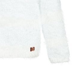 كاريمون بو-كنزة لون أزرق وأبيض للبنات | Childrensalon Outlet