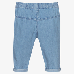 Carrément Beau-Голубые брюки из шамбре для мальчиков | Childrensalon Outlet