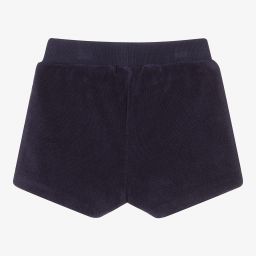 Carrément Beau-شورت أطفال ولادي قطن عضوي لون كحلي | Childrensalon Outlet