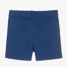 Carrément Beau-Синие шорты из хлопкового твила | Childrensalon Outlet