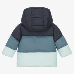 Carrément Beau-Boys Blue Hooded Puffer Jacket | Childrensalon Outlet