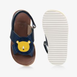 Carrément Beau-Синие босоножки со львами для мальчиков | Childrensalon Outlet