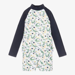 Carrément Beau-Boys Navy Blue Swim Set (UPF40+) | Childrensalon Outlet