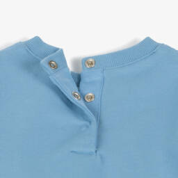 Carrément Beau-Boys Organic Blue Fox Jumper | Childrensalon Outlet