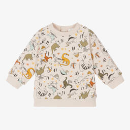 Carrément Beau-Свитшот из органического хлопка с динозаврами | Childrensalon Outlet