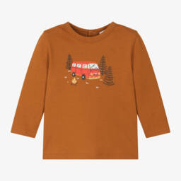 Carrément Beau-Boys Rustic Cotton Jersey Top | Childrensalon Outlet