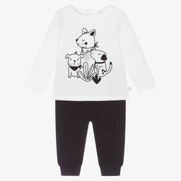 Carrément Beau-Белый топ и синие брюки для мальчиков | Childrensalon Outlet