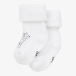 Carrément Beau-Белые хлопковые носки с медвежатами | Childrensalon Outlet