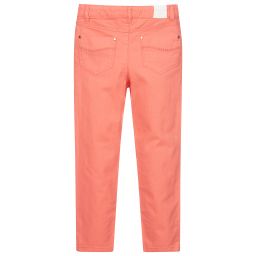 Carrément Beau-Коралловые хлопковые брюки | Childrensalon Outlet