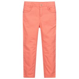 Carrément Beau-Коралловые хлопковые брюки | Childrensalon Outlet