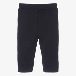 Carrément Beau-Girls Blue Milano Jersey Frill Trousers | Childrensalon Outlet