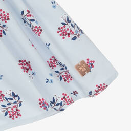 Carrément Beau-Girls Blue & Pink Floral Dress | Childrensalon Outlet