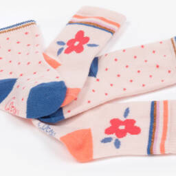 كاريمون بو-جوارب قطن لون زهري (عدد 2) | Childrensalon Outlet