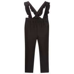 Carrément Beau-Girls Grey Flannel Trousers | Childrensalon Outlet