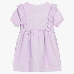 Carrément Beau-Сиреневое хлопковое платье | Childrensalon Outlet