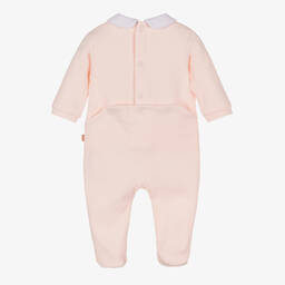 Carrément Beau-Розовый хлопковый комбинезон с яблоком | Childrensalon Outlet