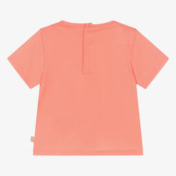 Carrément Beau-Girls Pink Cotton Cheetah T-Shirt | Childrensalon Outlet