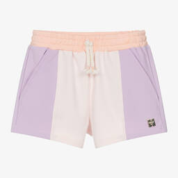 Carrément Beau-Girls Pink Cotton Jersey Shorts | Childrensalon Outlet