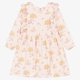 Carrément Beau-Girls Pink Viscose Dress | Childrensalon Outlet