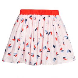 Carrément Beau-Розовая юбка из вискозы для девочек | Childrensalon Outlet
