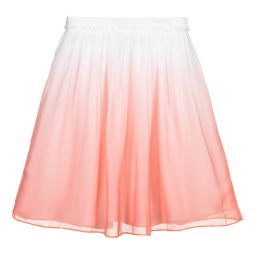 Carrément Beau-Бело-розовая юбка для девочек | Childrensalon Outlet