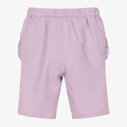 Carrément Beau-Фиолетовые хлопковые брюки с рюшами | Childrensalon Outlet