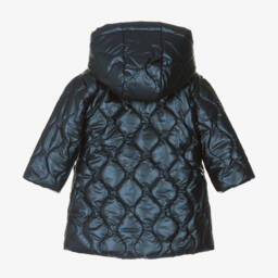 كاريمون بو-معطف بهودي مبطن لون كحلي للبنات | Childrensalon Outlet