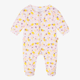 Carrément Beau-Белый хлопковый комбинезон с цветами и лимонами | Childrensalon Outlet