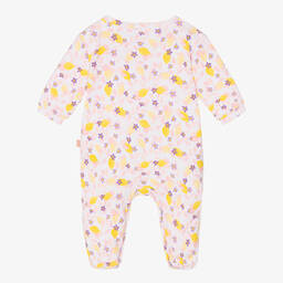 Carrément Beau-Белый хлопковый комбинезон с цветами и лимонами | Childrensalon Outlet