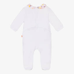 Carrément Beau-Белый хлопковый комбинезон с сердцем из лимонов | Childrensalon Outlet