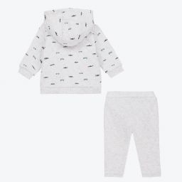 Carrément Beau-Grey Organic Cotton Tracksuit | Childrensalon Outlet