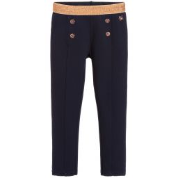 Carrément Beau-Темно-синие брюки из джерси | Childrensalon Outlet