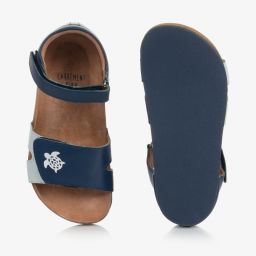 كاريمون بو-صندل جلد لون كحلي للأولاد | Childrensalon Outlet