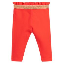 Carrément Beau-ليغنغز أطفال بناتي جيرسي ميلانو لون برتقالي | Childrensalon Outlet